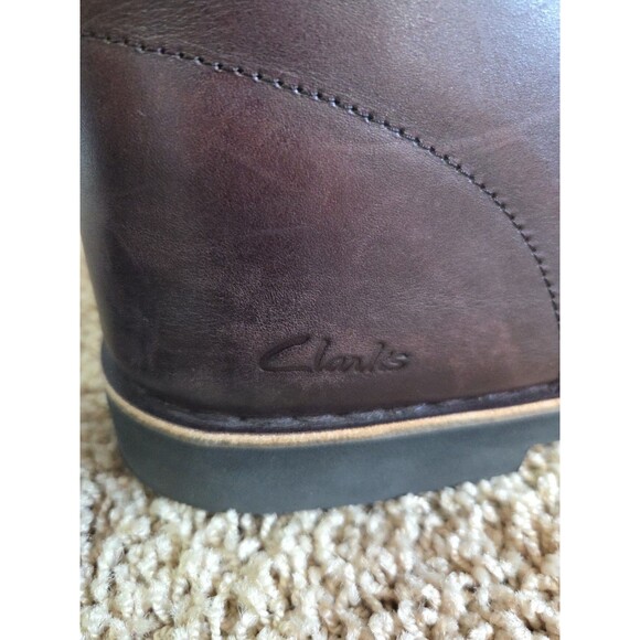 NEW Clarks Originals Desert Men\'s Boot Sz. 12 Burgundy Leather Chukka Crepe Sole main image 3